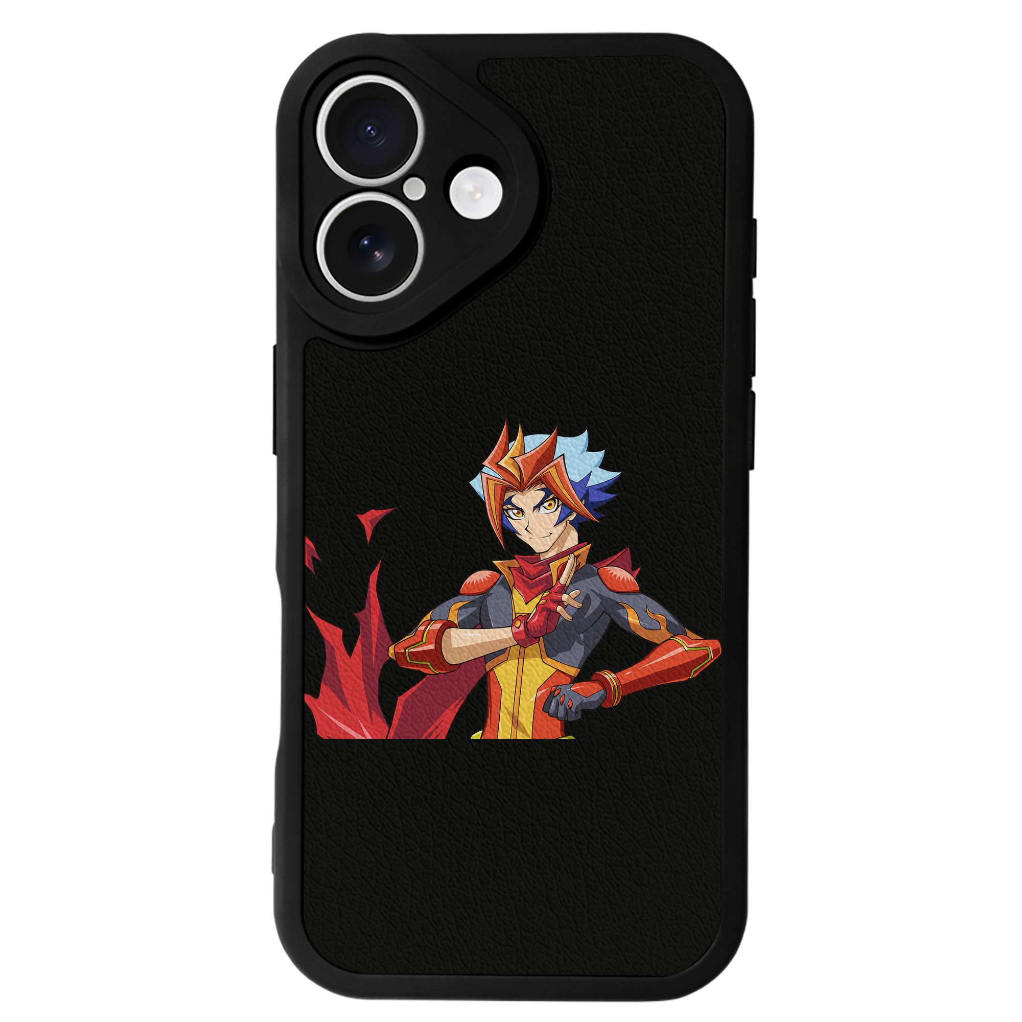 遊☆戯☆王 Yu-Gi-Oh! 【iPhone 16シリーズ対応】シリコンスマホケース（レザー調） 材質：シリコン